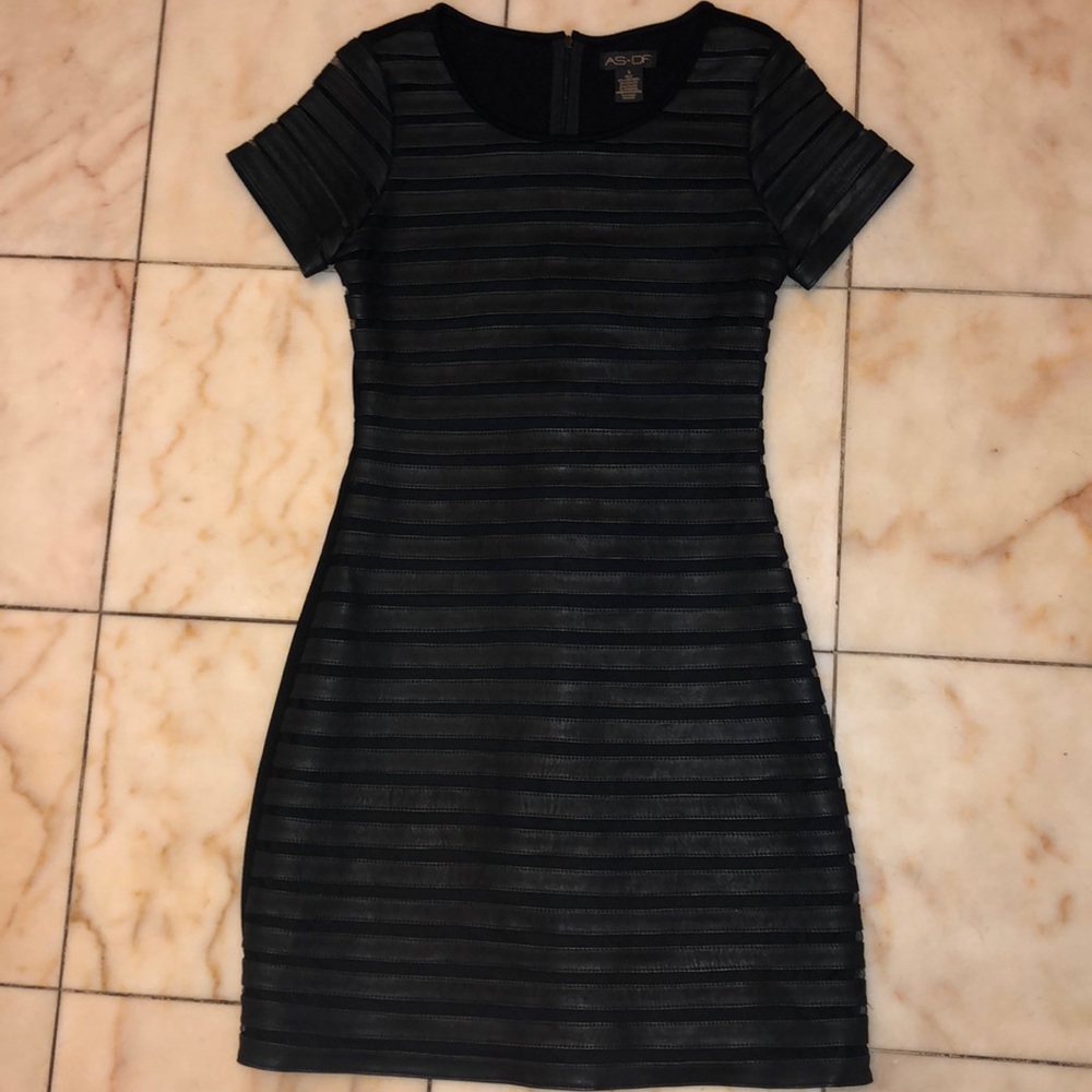 Black dress with cool see through sleeves